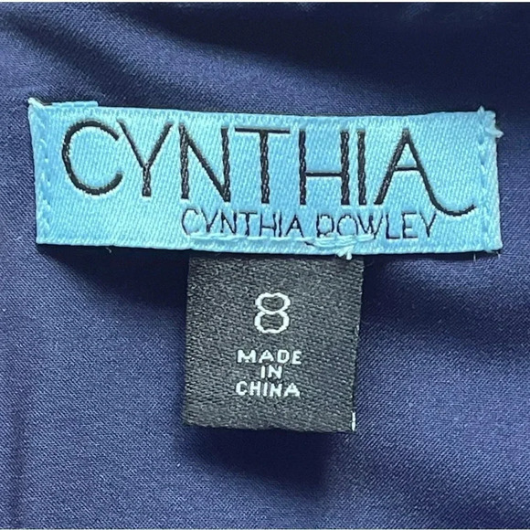 Cynthia Rowley Pink Brocade Fit & Flare Geometric Print Dress Women Size 8 - Picture 5 of 6